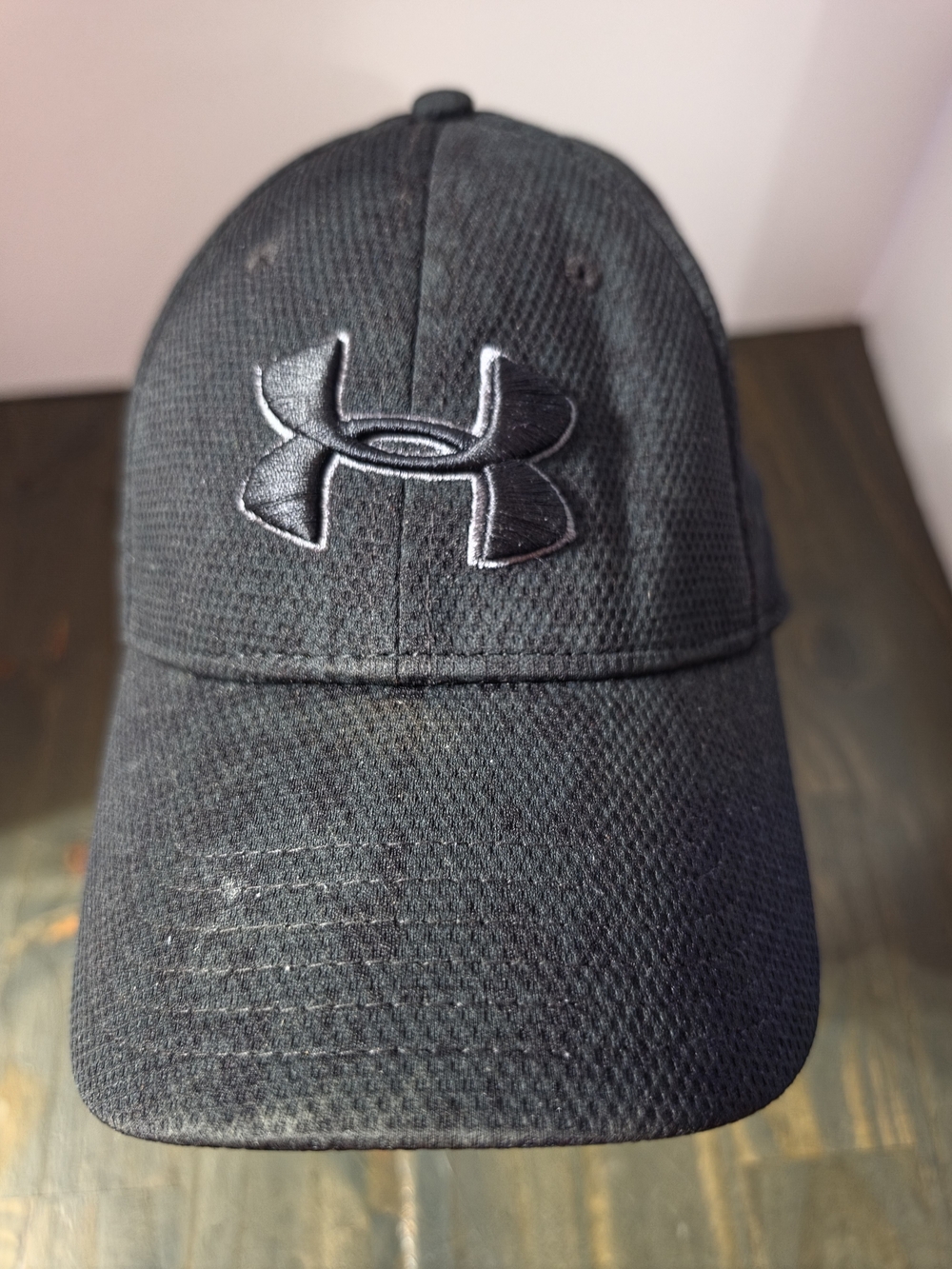 Under Armour Black Baseball Cap with Raised Logo